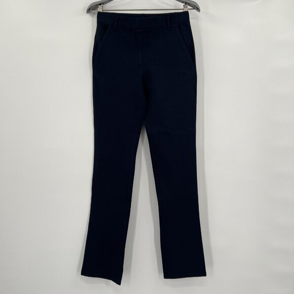 Quince Pants - Quince Navy Ponte Pants - Straight Leg - Faux Pockets - M Regular - 30" - NWOT